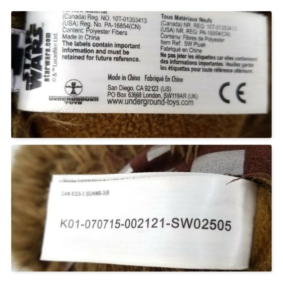 Chewbacca Star Wars Big Head Wookie Talking Plush - Picture 11 of 12